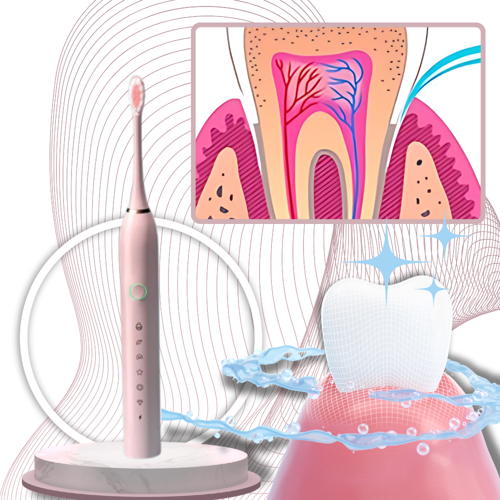 Adult Sonic Electric Toothbrush - Ozerty