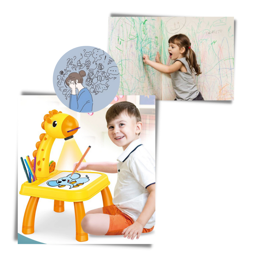 Children projection drawing board