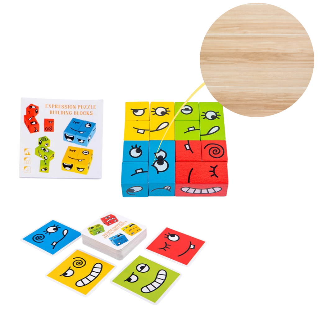 Montessori Magic Cube Emoji Game