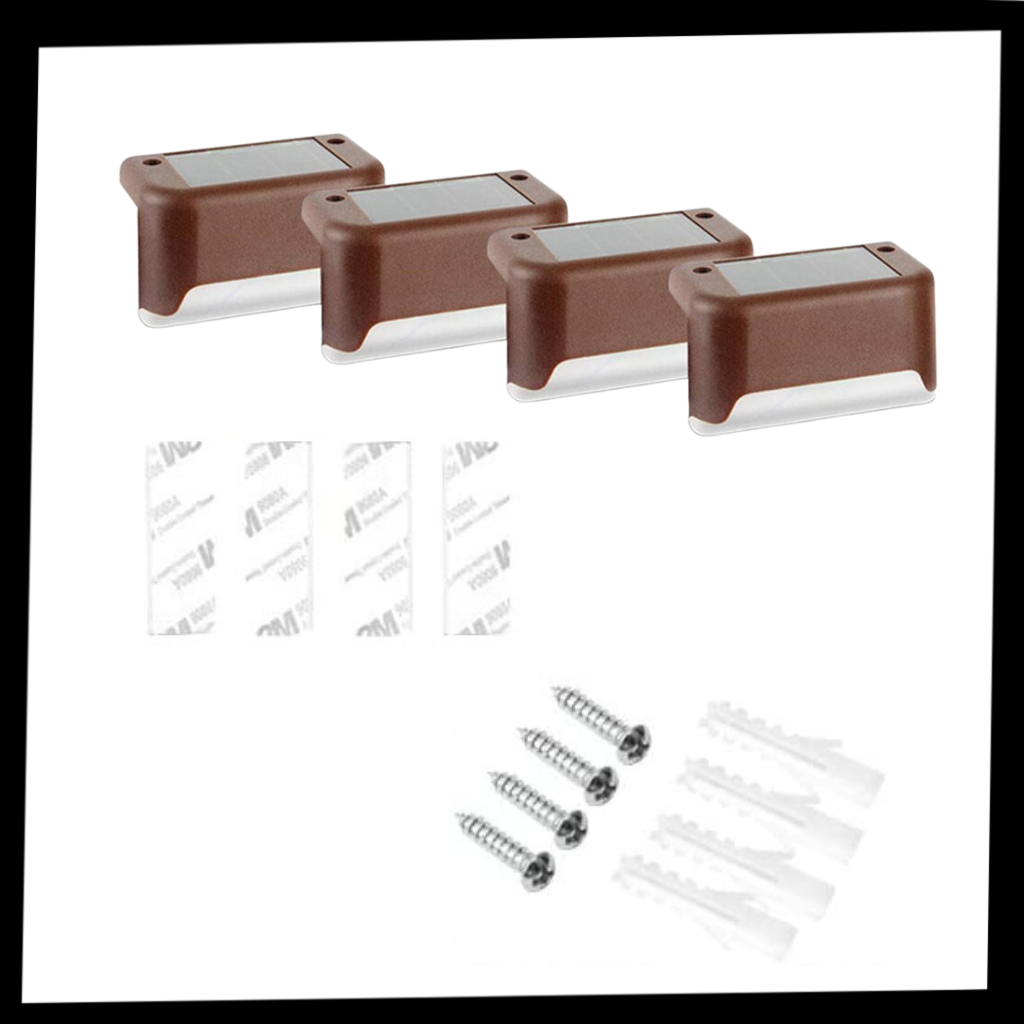 Solar LED lights for Steps (4pcs)
