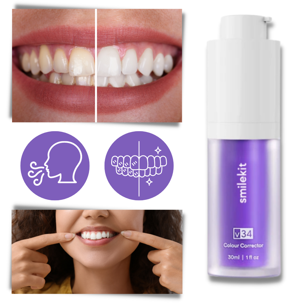 Brightening Purple Toothpaste - Ozerty