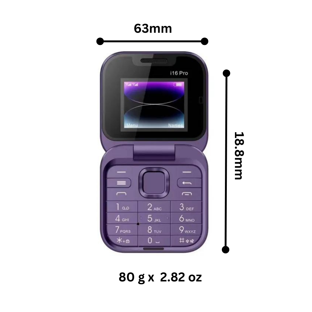 Dual Sim Small Folding Cell Phone - Ozerty