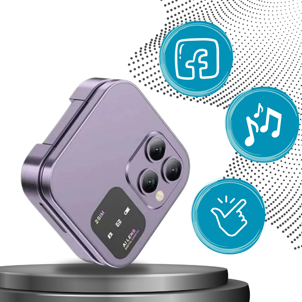 Dual Sim Small Folding Cell Phone - Ozerty