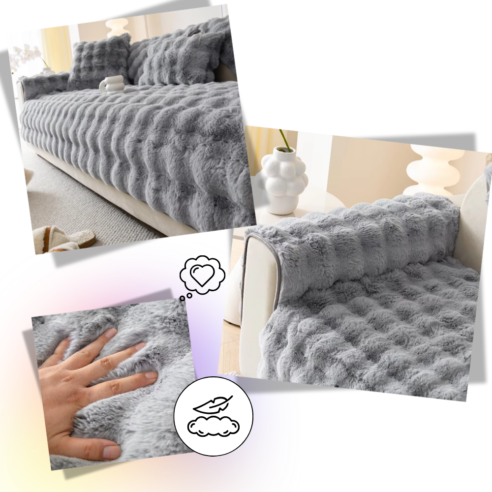 Luxurious Polyester Plush Couch Covers - Ozerty
