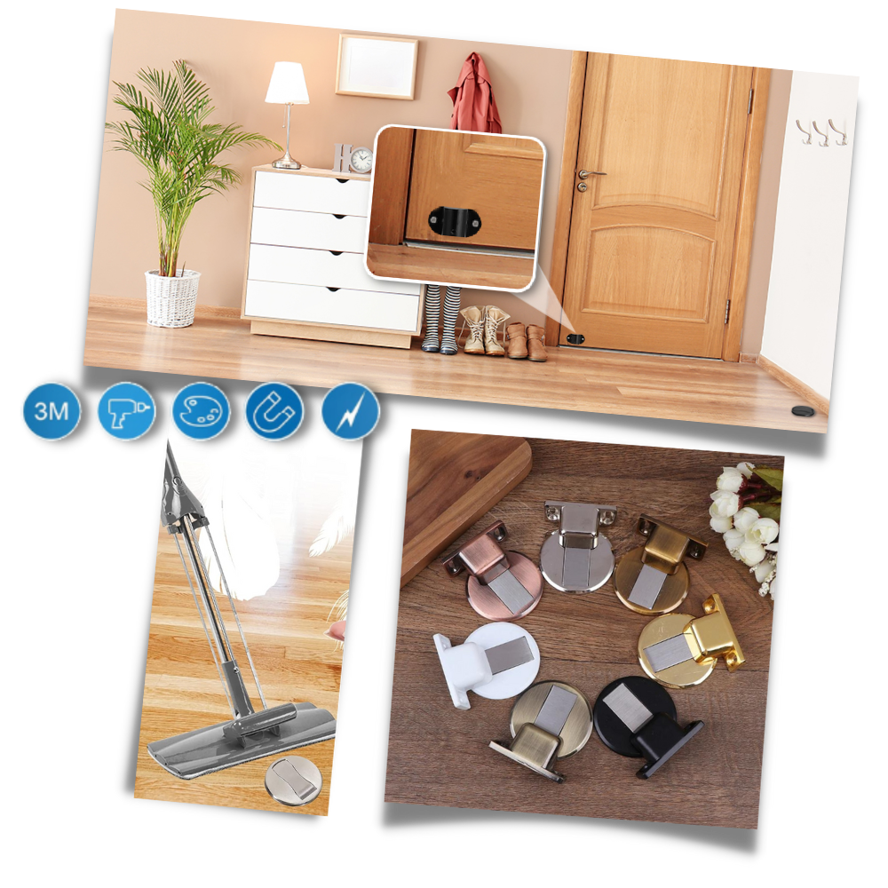 Magnetic Door Stopper in Stainless Steel
- Ozerty