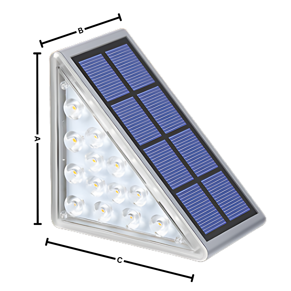 Waterproof Solar Step Lights - Ozerty