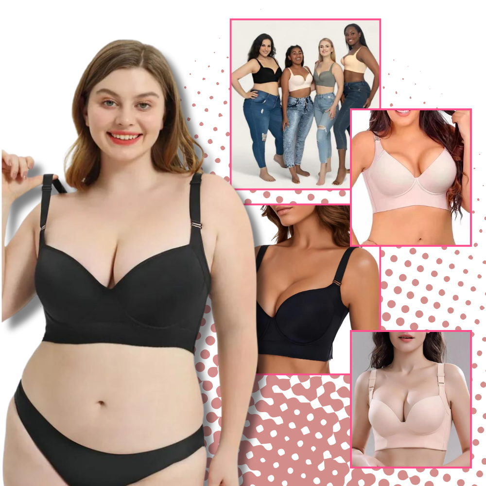 Wide Side Wings Incorporated Shaper Bra - Ozerty