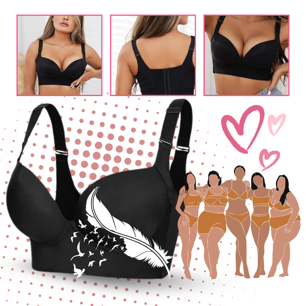 Wide Side Wings Incorporated Shaper Bra - Ozerty