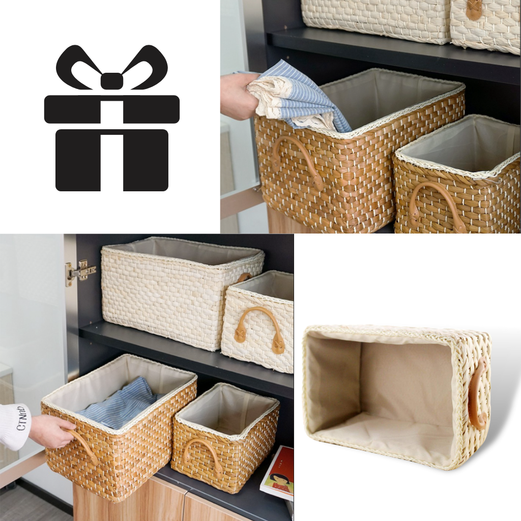 Hand Woven Wicker Basket