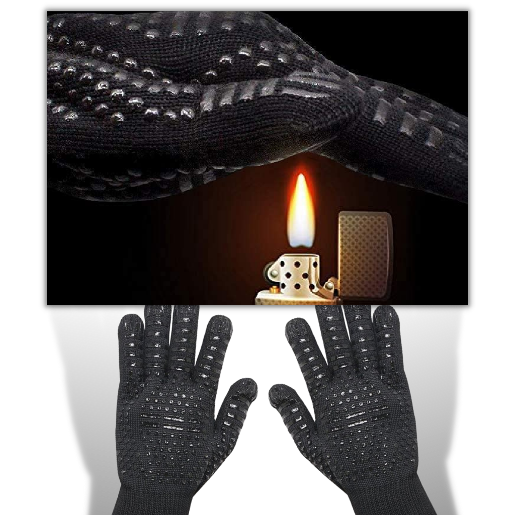 Heat resistant BBQ gloves (1 pair)
