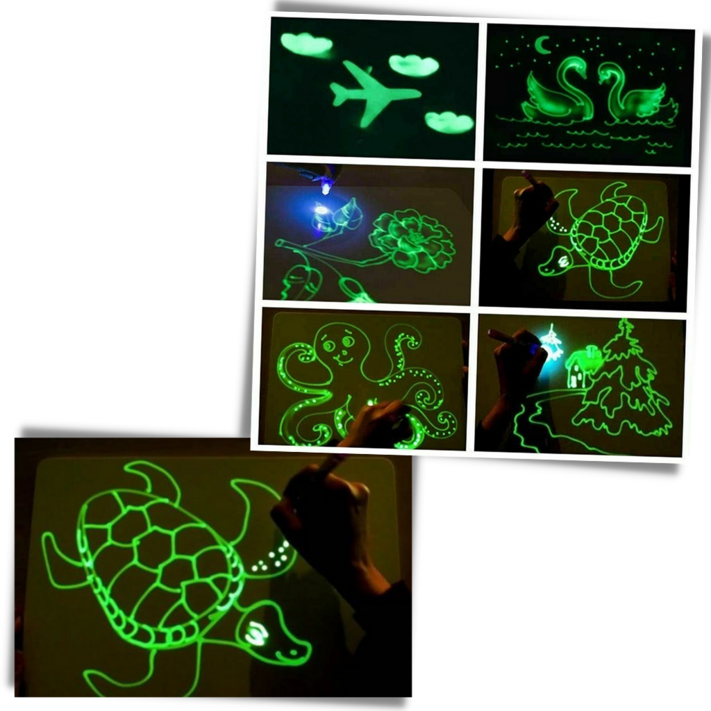 Magical Light Drawing Board Set