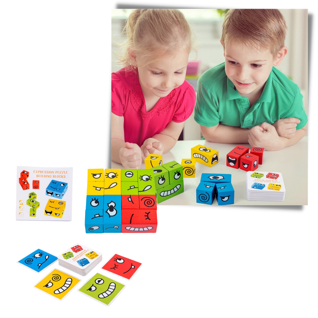 Montessori Magic Cube Emoji Game