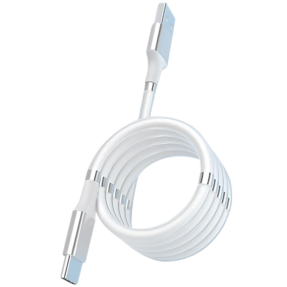 Magnetic Flex USB Cable -White  - Ozerty