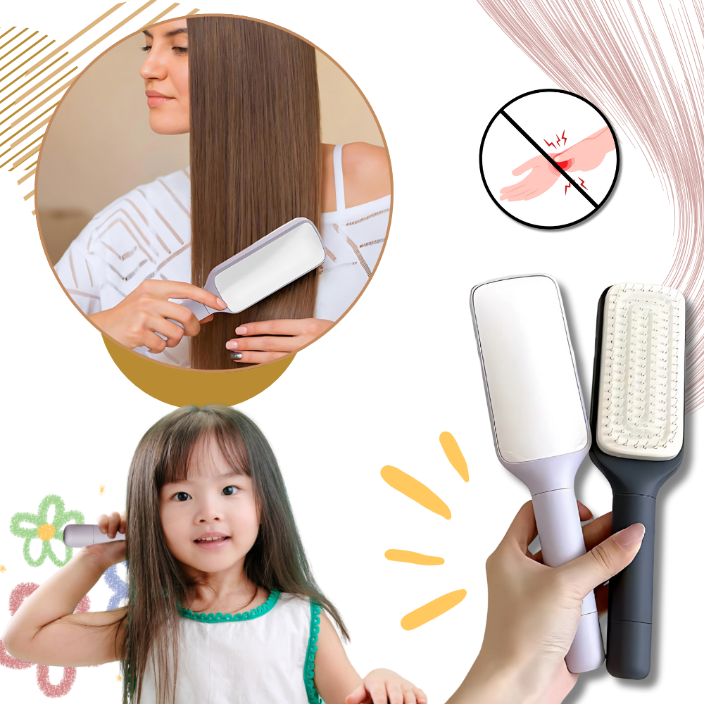 Scalp Massage Self-Cleaning Hair Brush - Ozerty