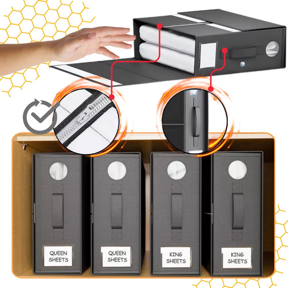 Transparent Window Sheet Cube Organizer - Ozerty